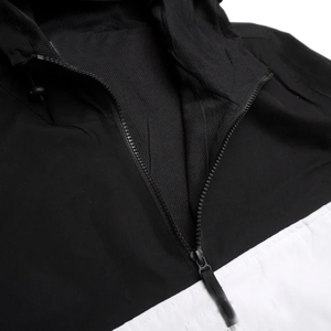 High Quality Premium OEM Custom Logo Outdoor Sports Jackets Plus Size Windproof Windbreaker Jacket For Men Color <b>Block</b> - Product Image 3