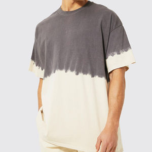 T-shirt de sport en coton pour hommes, coupe oversize à épaules tombantes, pour l'entraînement, vente en gros, commande en gros - Product Image 5