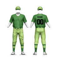 Ensembles d'uniformes de baseball à manches courtes en polyester 100 % respirant et à séchage rapide, sur mesure et de haute qualité, pour équipes