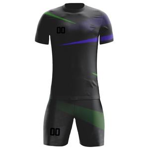 Tenues de football de qualité supérieure, manches courtes, séchage rapide, sublimées, uniformes de football de haute qualité avec logo personnalisé - Product Image 1
