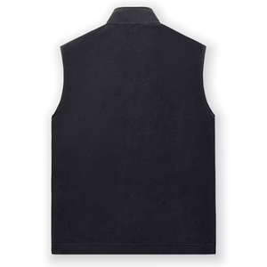 Chalecos casuales de invierno, gruesos y cálidos, de lana sherpa, color negro, a prueba de viento, transpirables, con cremallera, para senderismo al aire libre. - Product Image 2