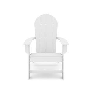 Sedia Adirondack Premium in HDPE Bianco - Elegante Legno Sintetico per Piscina, Patio e Arredamento da Giardino - Product Image 4