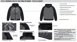 Conjunto de Sudadera con Capucha y Pantalones Deportivos de Forro Polar con Bloques de Color Personalizados, Fabricante OEM de Ropa Deportiva Urbana de Marca Privada - Product Image 6