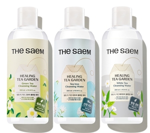 Agua limpiadora micelar SAEM Healing Tea Garden de 300ml, desmaquillante. - Product Image 1
