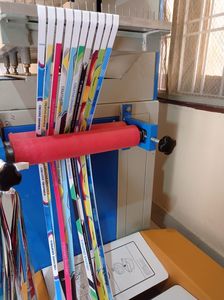 Small Size Manual Roll Industrial Garment Steamer Iron 25*100CM <b>Polyester</b> <b>Lanyard</b> Ribbon Webbing Lace Transfer Printing 700 - Product Image 2