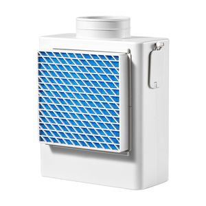 Kit di Ventilazione Interno 3-in-1 Premium in ABS con Porta di Scarico da 4 Pollici, Promemoria Intelligente di Surriscaldamento, Facile da Usare, con Filtro dell'Aria e Cappa di Scarico - Product Image 1