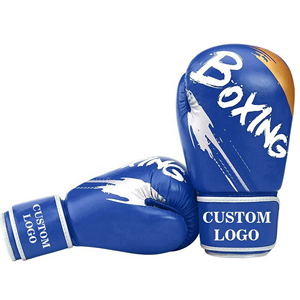 Custom Logo Leather Boxing Gloves Wholesale Durable Non-Slip Training Gloves for Adults Martial Arts Gym - Product Image 4