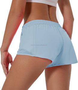 <span class=keywords><strong>Pantaloncini</strong></span> sportivi da <span class=keywords><strong>donna</strong></span> che corrono <span class=keywords><strong>pantaloncini</strong></span> con fodera, <span class=keywords><strong>pantaloncini</strong></span> da ginnastica da allenamento attivi ad asciugatura rapida con tasche nascoste - Product Image 5