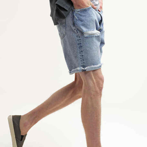 Shorts en jean style streetwear moderne pour hommes, avec poches, décontractés, pour l'été, vêtements de mode - Product Image 4