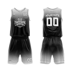 Uniformes de basket-ball personnalisés en polyester, maillots et shorts pour hommes, respirants, séchage rapide, impression 3D en relief - Product Image 6