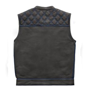 เสื้อกั๊กสีน้ำเงินลายตาราง - Product Image 3