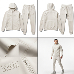 Factory Direct <b>Mens</b> Winter Tracksuit <b>Thermal</b> Fleece Lined Pullover Sweatshirt Pant <b>Set</b> Casual Plain Sportswear Sweatsuit - Product Image 4