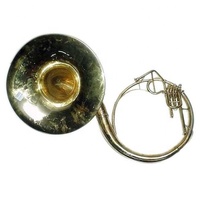 Antique Design Brass Nickel Sousaphone Wind Musical Instrument Trumpet Horn Top Standard Product Wholesale Luxury Vintage Look