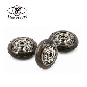 Roues en PU haute performance 100x24mm 78A pour trottinettes à grandes roues, pièces de rechange pour trottinettes de banlieue, roues silencieuses à glissement fluide - Product Image 5