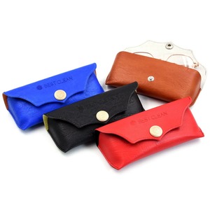 Sleek Minimalist Leather <b>Glasses</b> Holder Lightweight Travel Eyewear Sleeve Genuine Leather Factory Price LGC-0074 - Product Image 2