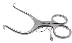 เครื่องมือผ่าตัดสัตว์ Weitlaner Retractor ขนาด 5.5 นิ้ว ปลายทู่ 3x4 ง่าม ทำจากเหล็กกล้าไร้สนิม มีจำหน่ายในราคาประหยัด - Product Image 6