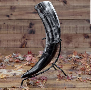 Jarras de cuerno para beber elegantes de Odin, diseño de búfalo y Toro pulido para cerveza, vino, té, café, leche, artesanía Natural decorativa - Product Image 3