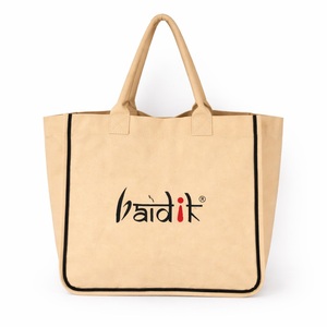 Bolsa de Compras de Lona Personalizable, Bolsas de Playa Grandes con Letras Impresas y Asa Acolchada Suave para Uso Diario - Product Image 1