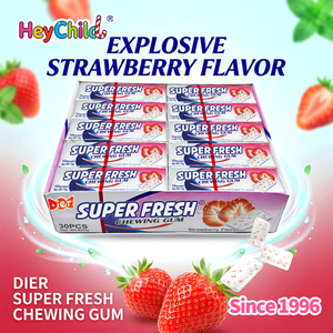 Bonbons en gros personnalisés sous marque privée, <span class=keywords><strong>chewing</strong></span>-<span class=keywords><strong>gum</strong></span> fruité super frais, boîte de 30 pièces, collations quotidiennes à mâcher au Xylitol - Product Image 5