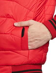 Parkas d'hiver pour hommes de bonne qualité, chauds, épais, unis, à capuche, décontractés, coupe slim, avec fermeture éclair et poches, en duvet matelassé - Product Image 2