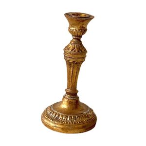 Gold Aluminium Pillar Candle Holder <b>Small</b> Desktop Candle Stand for Dinner Table Party & Living Room Decor At Export from india - Product Image 4