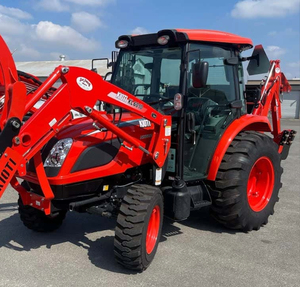 Nouveau tracteur compact Kioti NS6010 HST de 60 CV avec transmission hydrostatique 4x4, équipement agricole diesel, prêt pour le chargement, en vente maintenant - Product Image 1