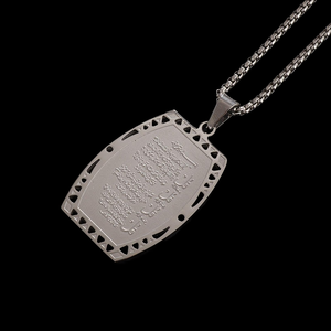 Colgante Jewelux Iced Out, Chapado en Oro de 22K, con Cristales de Imitación, Amuleto Religioso, Estilo Hip Hop Unisex, de la India - Product Image 3