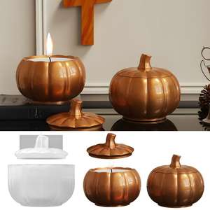 Proud Of Life New Style Large Pumpkin Storage Box Creative Storage Box Storage Box <b>Resin</b> <b>Silicone</b> <b>Mold</b> - Product Image 2