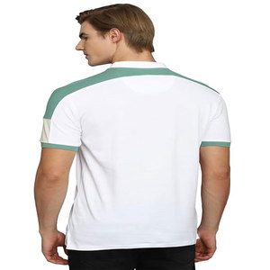 T-shirt 100% coton 190gsm de haute qualité T-shirt uni d'été tricoté de qualité supérieure pour hommes Logo personnalisé imprimé 100% coton personnalisable - Product Image 1