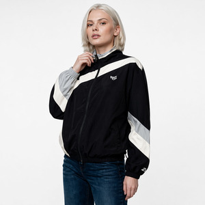 Chaqueta Cortavientos Ligera con Paneles en Contraste Negros para Mujer y Hombre, Estilo Bomber, con Cremallera, de Moda 2026, Proveedor de Ropa Urbana - Product Image 5