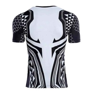 Maillots de protection MMA à manches courtes pour hommes de qualité supérieure, vêtements de sport bicolores pour adultes, maillots de fitness - Product Image 3