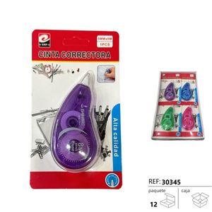 1pc Ruban correcteur 12/U 5mmx8m CINTA CORRECTORA - Product Image 1