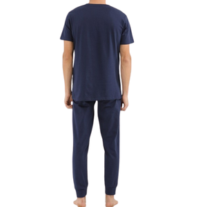 <b>Men</b> Cotton <b>Pajama</b> <b>Set</b> Factory Soft Comfortable Sleepwear Bulk Volume Supplier - Product Image 5