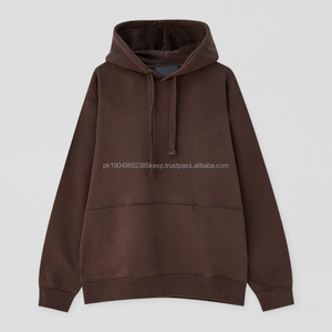 Sudadera con Capucha Unisex Personalizada, Bordada, Transpirable, de Forro Polar Ligero, Lisa, Teñida, para Entrenamiento, 60% Algodón, 40% Poliéster, Manga Larga - Product Image 6