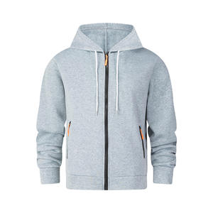 Men's Full <b>Zip</b> Hoodie Casual Fleece Sweatshirt Comfortable Hooded <b>Jacket</b> With Pockets Custom Bulk Apparel For Everyday Wear - Product Image 5