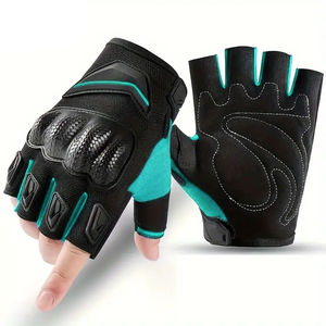 Gants de sport d'extérieur, antidérapants, résistants à l'usure, demi-doigts, compatibles écran tactile, pour moto, sans doigts, prix de gros - Product Image 6