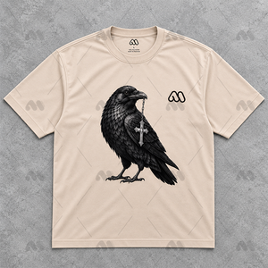 Custom <b>Men's</b> O-Neck Short Sleeve T-Shirt with Minimalist <b>Animal</b> Graphic Digital Print 100% Cotton Spandex Blend Streetwear Style - Product Image 4