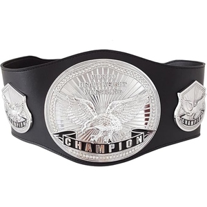 Cinturón de Campeón Profesional Personalizado para Lucha Libre, Boxeo, MMA, Título de Campeonato, Cuero Premium, Placas Metálicas Doradas, Logotipo Personalizado - Product Image 2