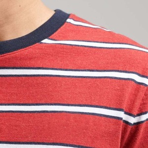 <b>Striped</b> Design New Fashion Style Cheap Price Summer Casual Wear O Neck Top Quality Cotton Jerseys <b>Men's</b> <b>T</b> <b>Shirts</b> - Product Image 5