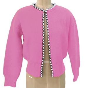 Customized Women Winter Sorority Poncho Shawl <b>Cardigans</b> <b>Sweater</b> Coat Korean Vintage Front Buttons 100% Cotton - Product Image 5