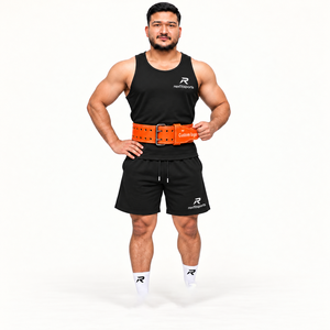 Ceinture de musculation en cuir OEM avec logo personnalisé et soutien lombaire, équipement de sport durable, fournisseur OEM ODM d'équipements de gym - Product Image 2