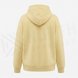 Sweat à capuche en coton pour femme, séchage rapide, coupe oversize, épaules tombantes, respirant, col imprimé, logo, hiver, couleur personnalisée - Product Image 2