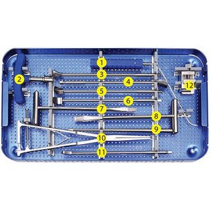 Ensemble d'instruments TLIF PEEK Cage - Perceuses orthopédiques manuelles de classe I pour la chirurgie de la colonne vertébrale - Product Image 3