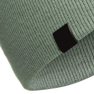 Bonnet en tricot vert sauge de qualité supérieure, logo personnalisé, chaud, doux, extensible, unisexe, décontracté, pour l'extérieur - Product Image 3