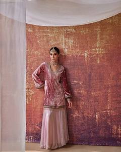 Lancement d'un nouveau look de soirée de créateur : Top, Lehenga, Plazzo et Dupatta - Product Image 3