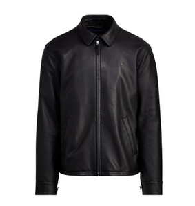 Latest Design OEM High Quality <b>Sheep</b> <b>Skin</b> Leather Waterproof Eco-Friendly Winter Fashion <b>Jacket</b> Custom Logo Front Men's - Product Image 2