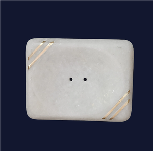 Support à Savon en Marbre Noir pour Salle de Bain, Ensemble de Salle de Bain en Pierre, Support à Savon Carré de Qualité Supérieure pour Chambre d'Hôtel - Product Image 5
