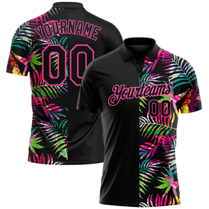Camiseta Deportiva Sublimada Personalizada de Secado Rápido, Unisex, Multicolor, Patrón 3D, Transpirable, 100% Poliéster, Polo para Adultos - Product Image 2