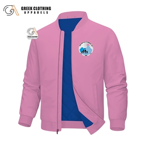 Veste bomber varsity Jack And Jill Of America avec fermeture éclair, veste en coton de haute qualité, veste personnalisée J&J Flame Satin - Product Image 4