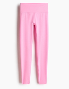 High Waist Full Length Yoga <b>Leggings</b> With <b>Pockets</b> Textured Print Spandex Polyester Four-Way Stretch Pants Breathable - Product Image 2